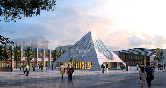 鹤岗金字塔网架